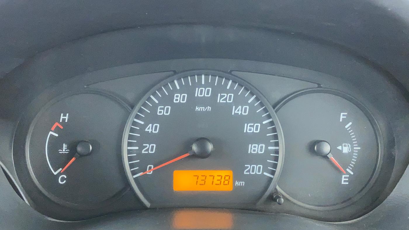 2011 Maruti Swift LXI, Petrol, Manual, 74,259 km, Odometer Image