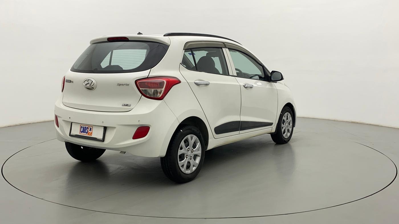 2016 Hyundai Grand i10 SPORTZ 1.2 KAPPA VTVT, Petrol, Manual, 24,035 km, Right Back Diagonal