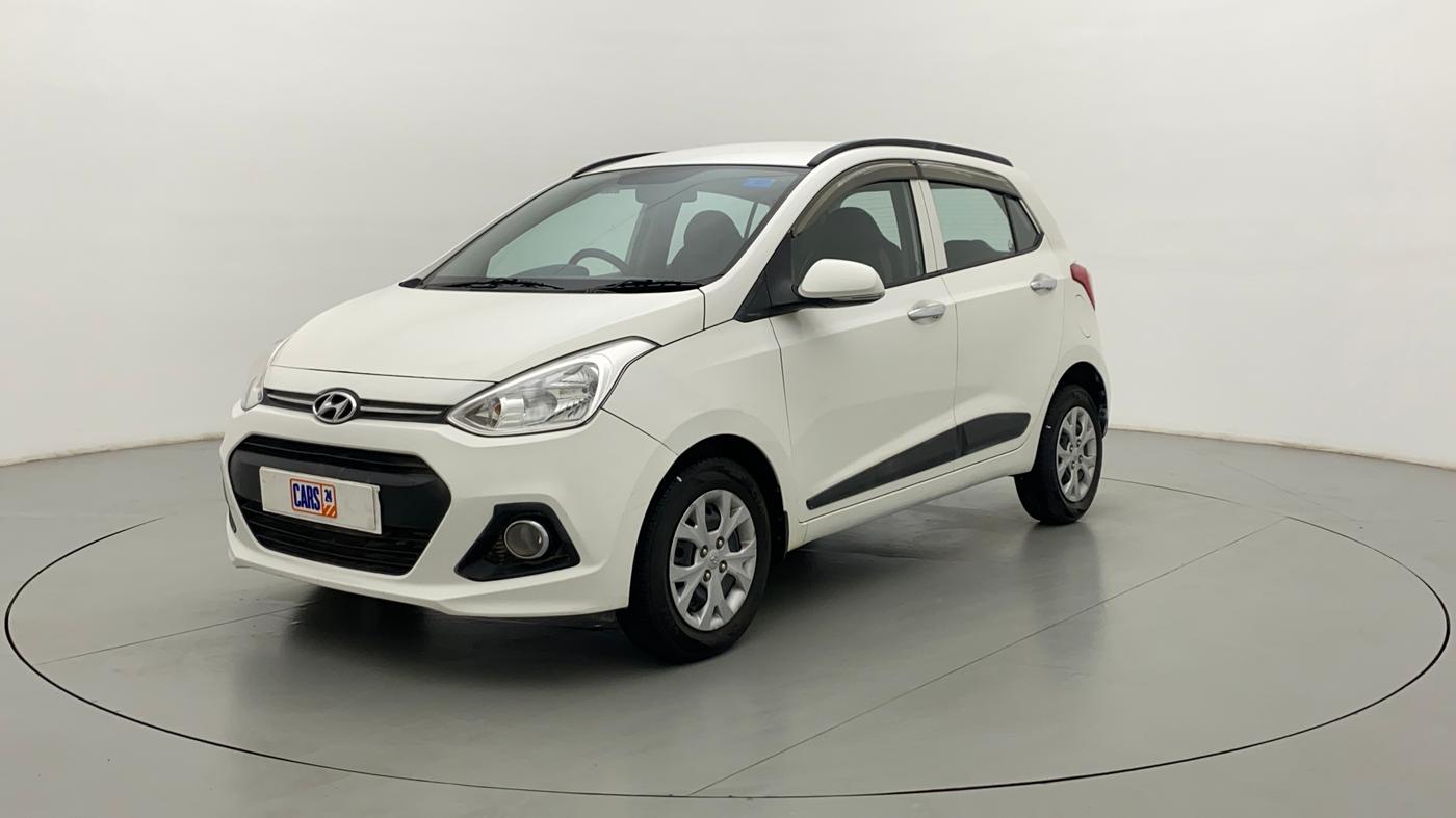 2016 Hyundai Grand i10 SPORTZ 1.2 KAPPA VTVT, Petrol, Manual, 24,035 km, Left Front Diagonal