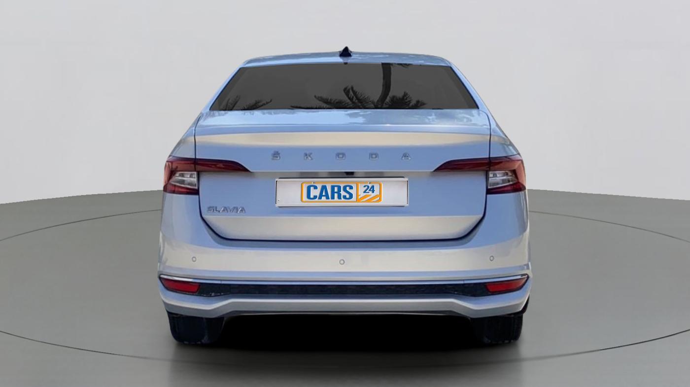 2022 Skoda SLAVIA STYLE 1.0 TSI AT, Petrol, Automatic, 6,817 km, Back/Rear