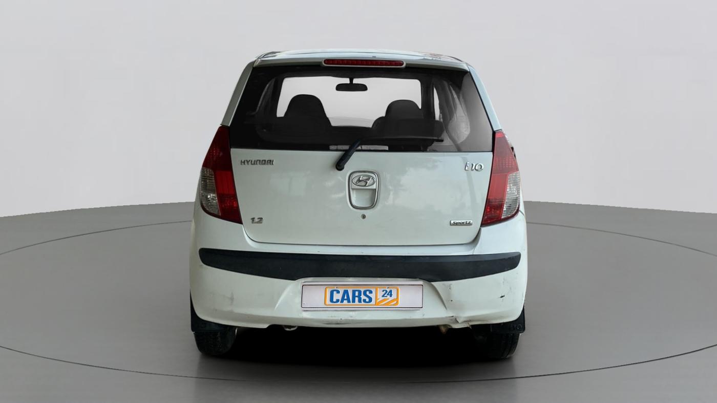 2010 Hyundai i10 SPORTZ 1.2, Petrol, Manual, 59,974 km, Back/Rear