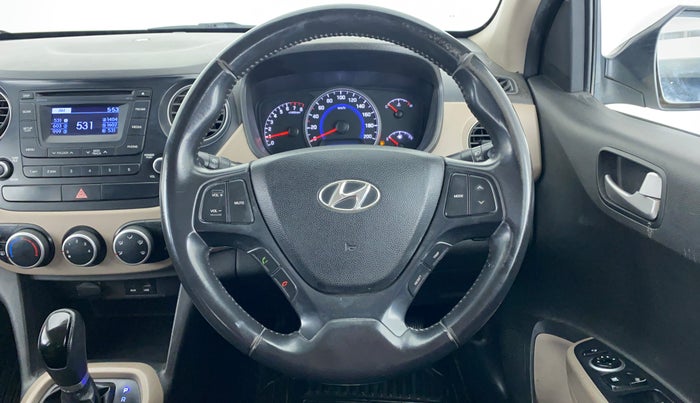 2015 Hyundai Grand i10 ASTA 1.2 AT VTVT, Petrol, Automatic, 34,900 km, Steering Wheel Close Up