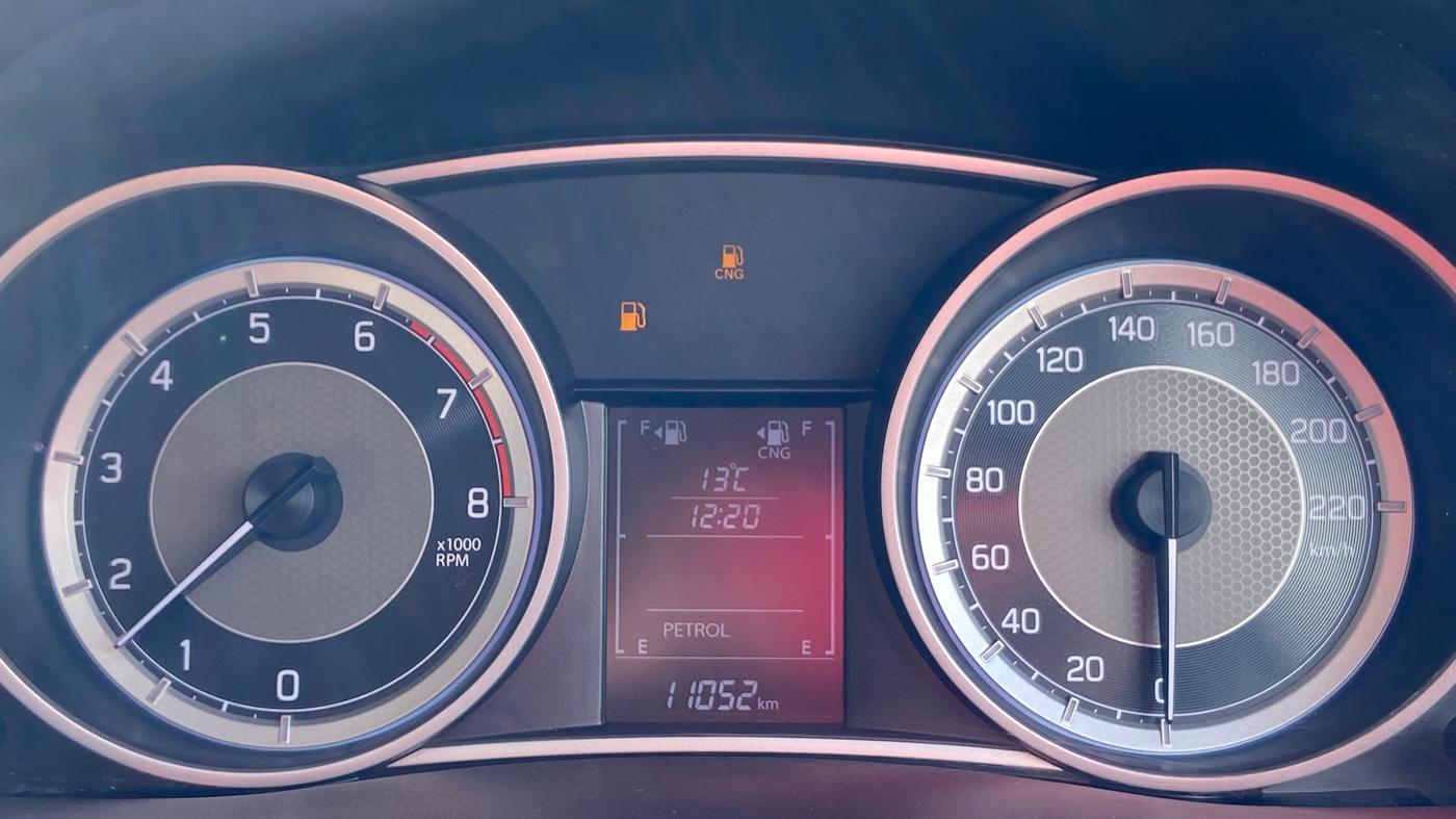 2022 Maruti Dzire ZXI CNG, CNG, Manual, 11,076 km, Odometer Image