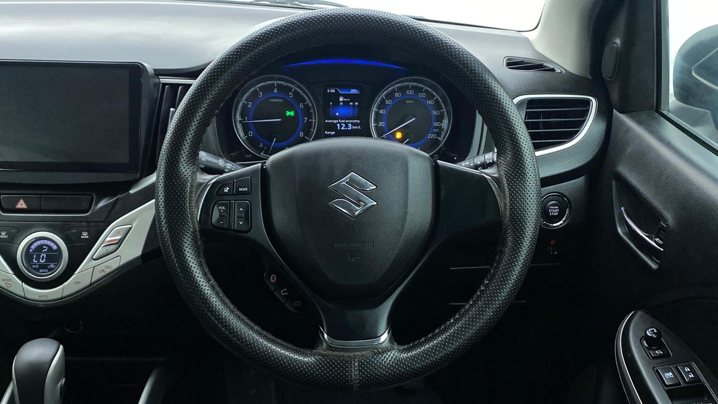 2017 Maruti Baleno ZETA CVT PETROL 1.2, Petrol, Automatic, 78,769 km, Steering Wheel Close Up