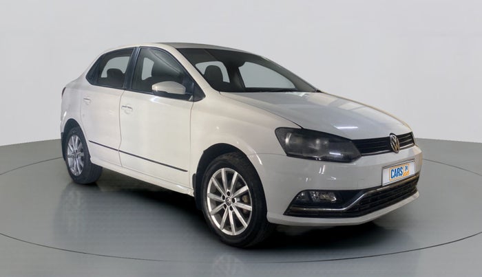 2017 Volkswagen Ameo HIGHLINE  PLUS 1.2, Petrol, Manual, 81,303 km, Right Front Diagonal