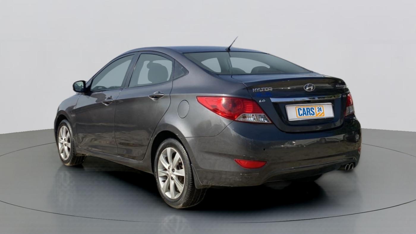 2013 Hyundai Verna FLUIDIC 1.6 VTVT SX, Petrol, Manual, 87,235 km, Left Back Diagonal