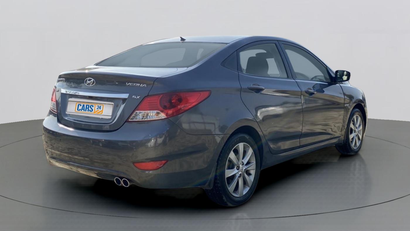 2013 Hyundai Verna FLUIDIC 1.6 VTVT SX, Petrol, Manual, 87,235 km, Right Back Diagonal