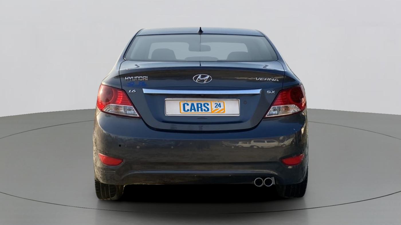 2013 Hyundai Verna FLUIDIC 1.6 VTVT SX, Petrol, Manual, 87,235 km, Back/Rear