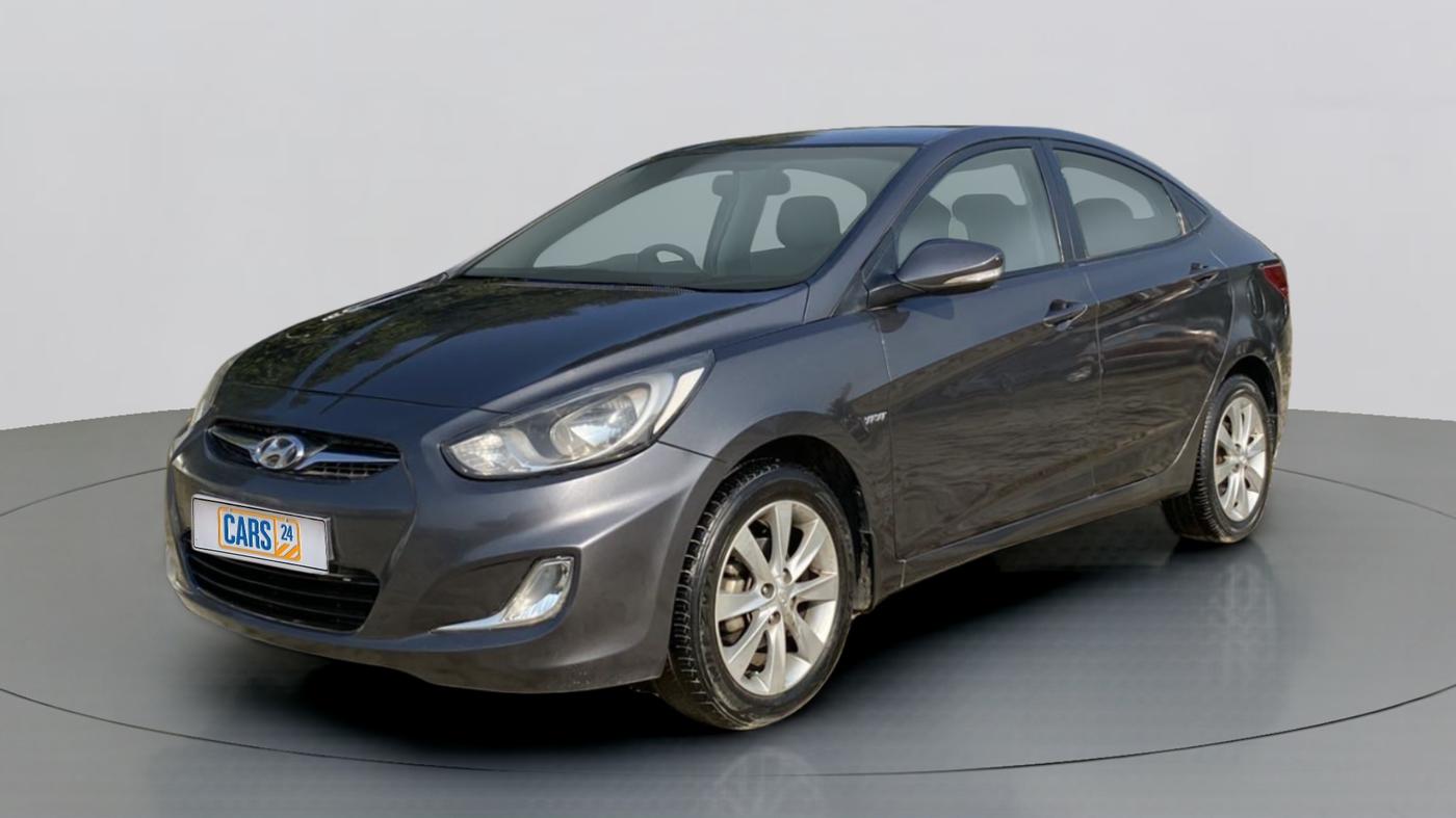 2013 Hyundai Verna FLUIDIC 1.6 VTVT SX, Petrol, Manual, 87,235 km, Left Front Diagonal