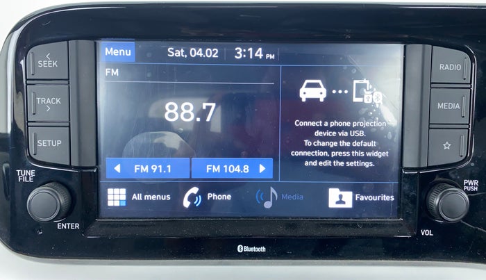 2021 Hyundai GRAND I10 NIOS SPORTZ 1.2 KAPPA VTVT CNG, CNG, Manual, 34,714 km, Infotainment System