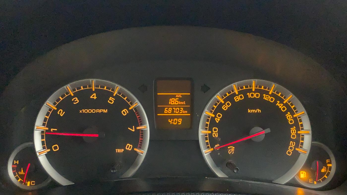 2014 Maruti Swift Dzire VXI, Petrol, Manual, 68,702 km, Odometer Image