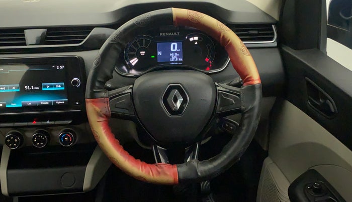 2020 Renault TRIBER RXT AMT, Petrol, Automatic, 14,619 km, Steering Wheel Close Up
