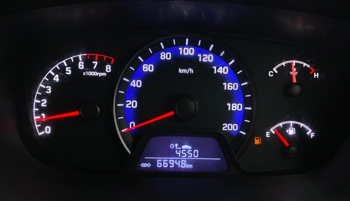 2019 Hyundai Xcent SX 1.2, Petrol, Manual, 66,944 km, Odometer Image