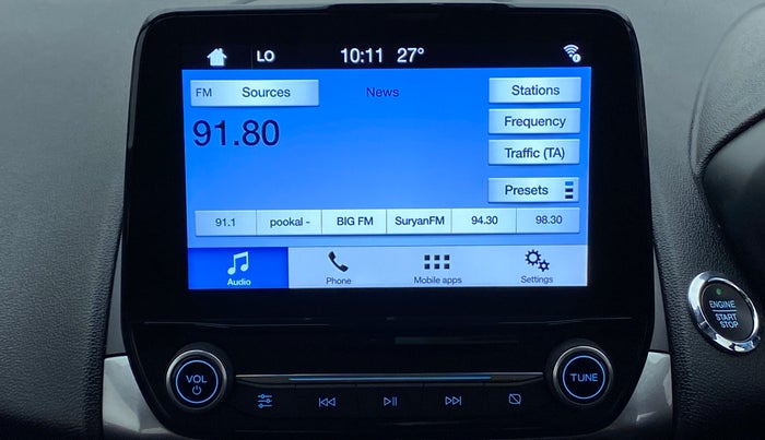 2019 Ford Ecosport 1.5 TITANIUM PLUS TI VCT AT, Petrol, Automatic, 70,719 km, Infotainment System