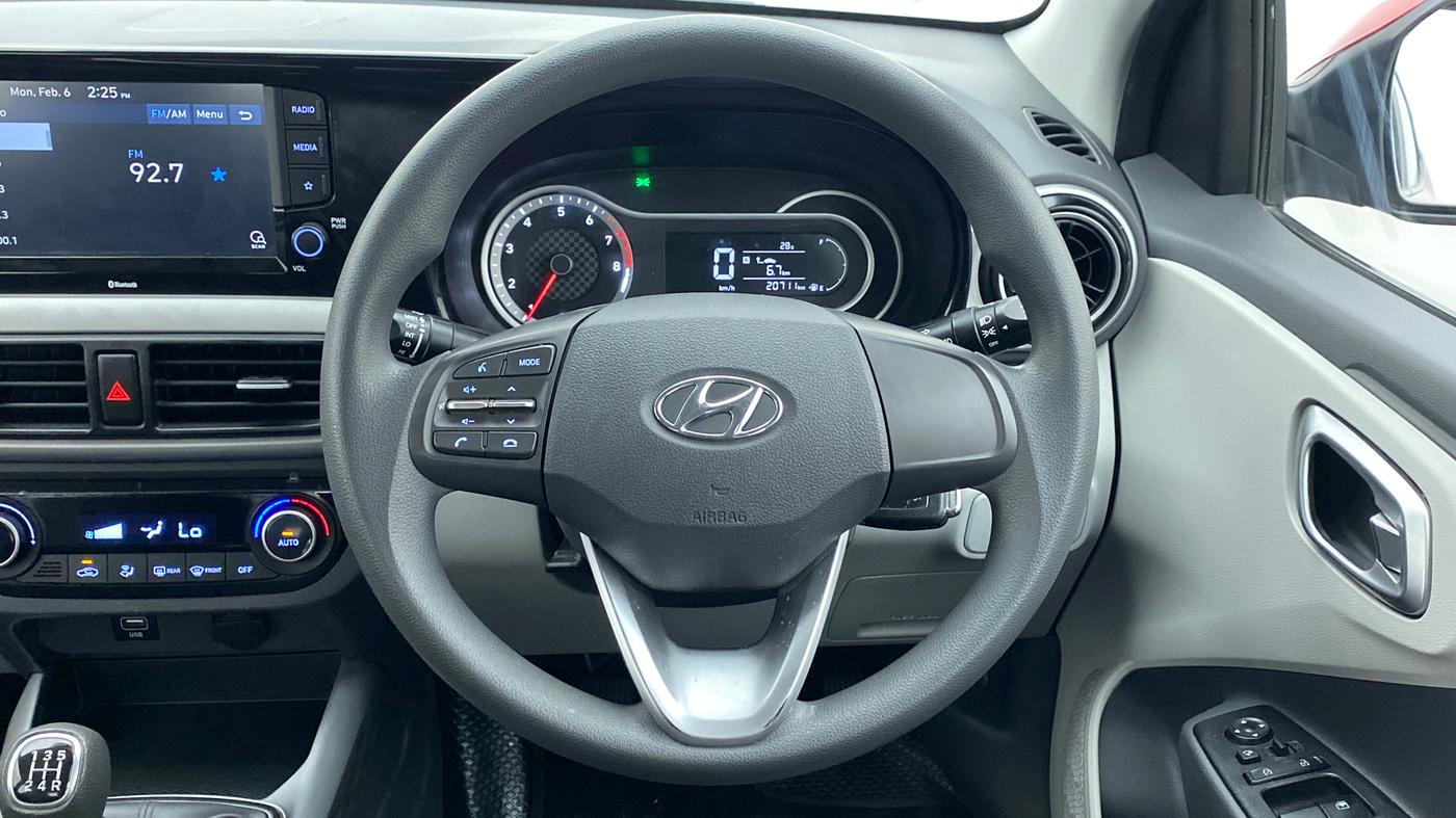 2021 Hyundai GRAND I10 NIOS SPORTZ 1.2 KAPPA VTVT, Petrol, Manual, 20,807 km, Steering Wheel Close Up