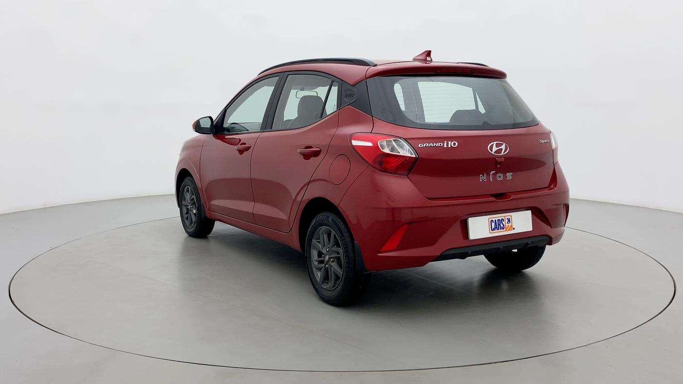 2021 Hyundai GRAND I10 NIOS SPORTZ 1.2 KAPPA VTVT, Petrol, Manual, 20,807 km, Left Back Diagonal