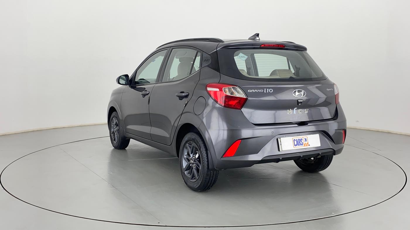 2021 Hyundai GRAND I10 NIOS SPORTZ 1.2 KAPPA VTVT CNG, CNG, Manual, 25,217 km, Left Back Diagonal