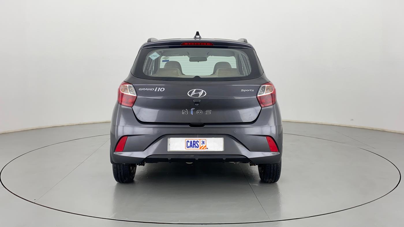 2021 Hyundai GRAND I10 NIOS SPORTZ 1.2 KAPPA VTVT CNG, CNG, Manual, 25,217 km, Back/Rear