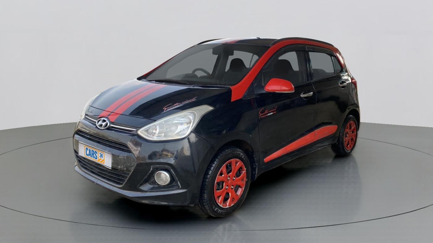 2014 Hyundai Grand i10 SPORTZ 1.2 KAPPA VTVT, Petrol, Manual, 28,066 km, Left Front Diagonal