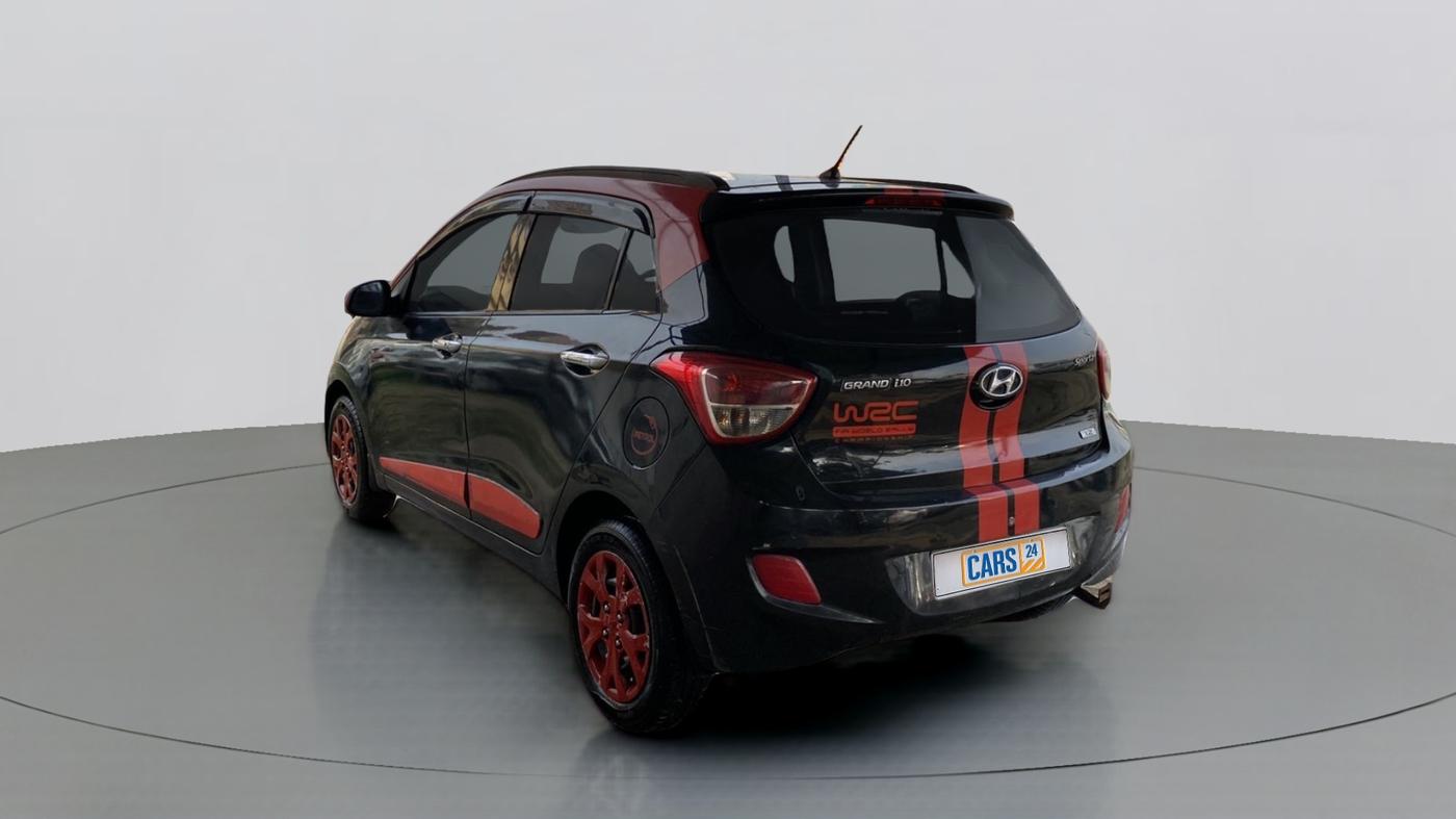 2014 Hyundai Grand i10 SPORTZ 1.2 KAPPA VTVT, Petrol, Manual, 28,066 km, Left Back Diagonal