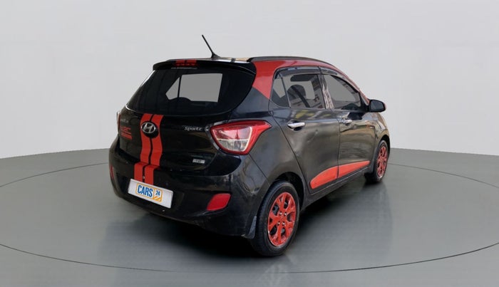 2014 Hyundai Grand i10 SPORTZ 1.2 KAPPA VTVT, Petrol, Manual, 28,066 km, Right Back Diagonal