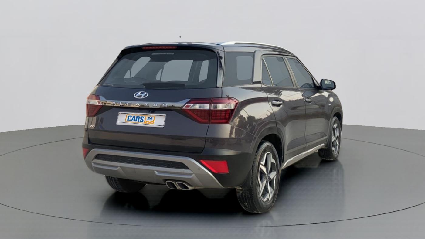 2021 Hyundai ALCAZAR PRESTIGE (O) 6STR 2.0 AT, Petrol, Automatic, 5,197 km, Right Back Diagonal