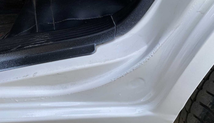 2018 Maruti Wagon R 1.0 VXI AMT, Petrol, Automatic, 52,571 km, Left C pillar - Slightly dented