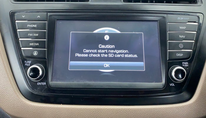 2015 Hyundai Elite i20 ASTA 1.2 (O), Petrol, Manual, 72,417 km, Infotainment system - GPS Card not working/missing
