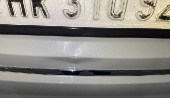 2019 Maruti Dzire VXI AMT, Petrol, Automatic, 41,921 km, Dicky (Boot door) - Slightly dented