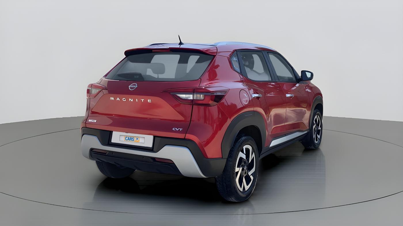 2022 Nissan MAGNITE XV CVT TURBO, Petrol, Automatic, 2,716 km, Right Back Diagonal