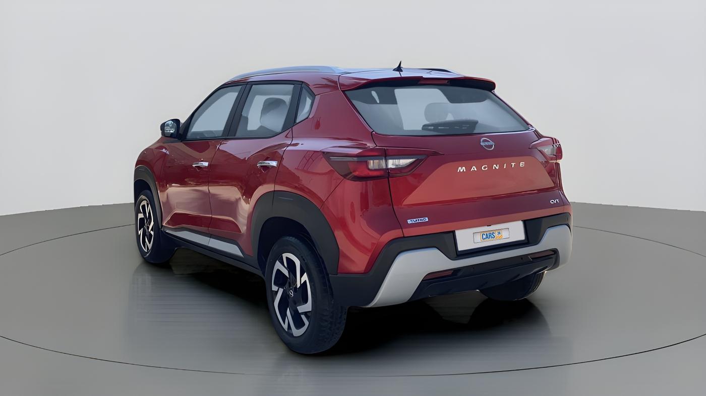 2022 Nissan MAGNITE XV CVT TURBO, Petrol, Automatic, 2,716 km, Left Back Diagonal