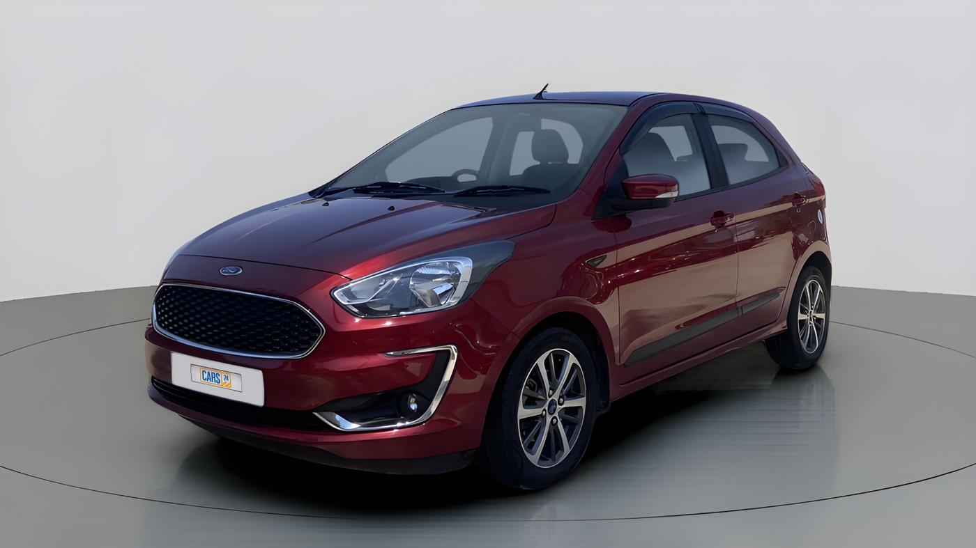 2021 Ford New Figo TITANIUM PLUS 1.2 PETROL AT, Petrol, Automatic, 17,733 km, Left Front Diagonal