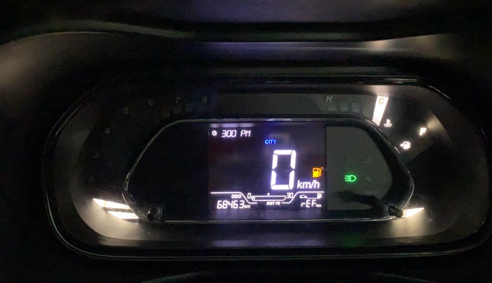 2021 Tata NEXON XZ PLUS PETROL DARK EDITION, Petrol, Manual, 68,454 km, Odometer Image