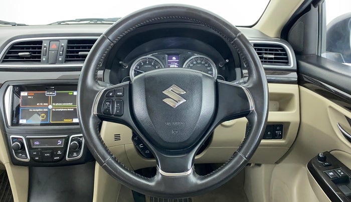 2017 Maruti Ciaz DELTA 1.4 MT PETROL, Petrol, Manual, 83,946 km, Steering Wheel Close Up