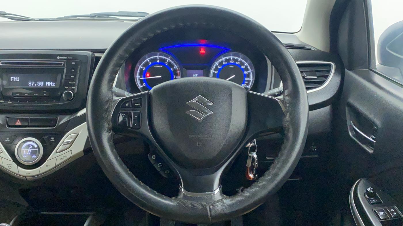 2017 Maruti Baleno DELTA PETROL 1.2, Petrol, Manual, 23,091 km, Steering Wheel Close Up