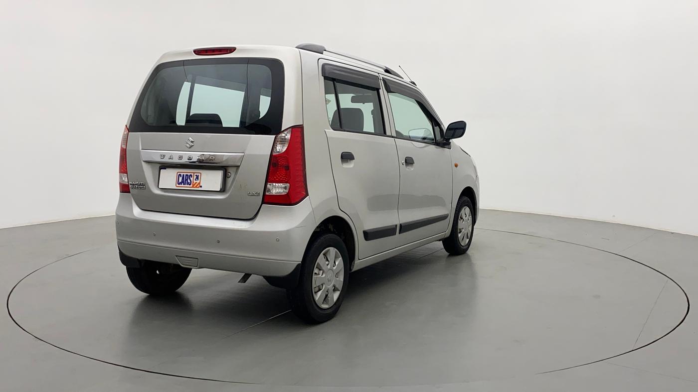 2014 Maruti Wagon R 1.0 LXI CNG, CNG, Manual, 76,560 km, Right Back Diagonal