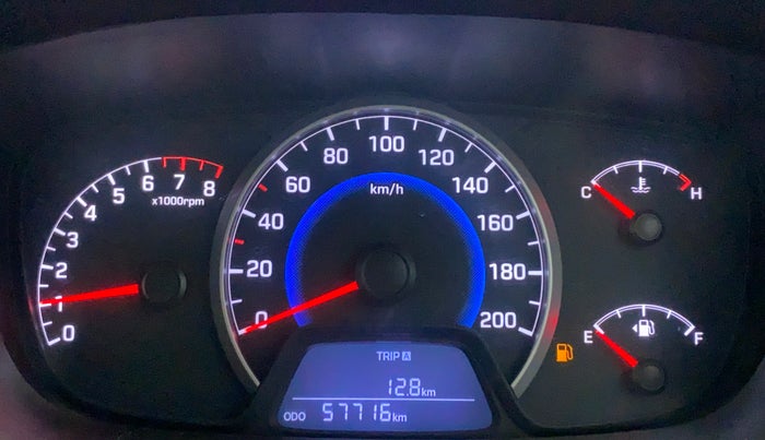 2013 Hyundai Grand i10 SPORTZ 1.2 KAPPA VTVT, Petrol, Manual, 57,812 km, Odometer Image