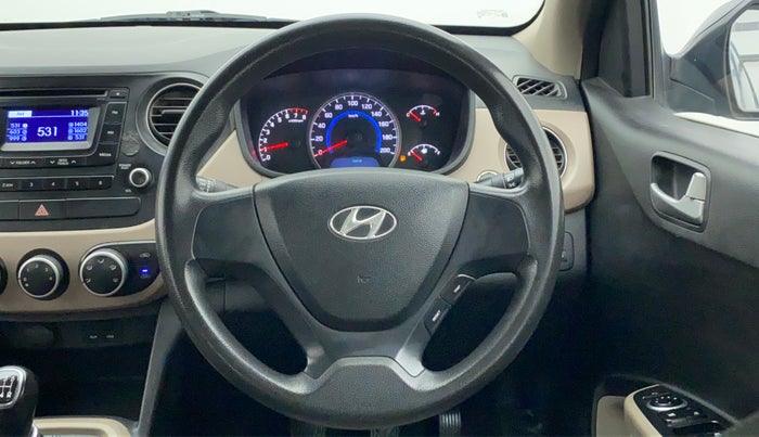 2013 Hyundai Grand i10 SPORTZ 1.2 KAPPA VTVT, Petrol, Manual, 57,812 km, Steering Wheel Close Up