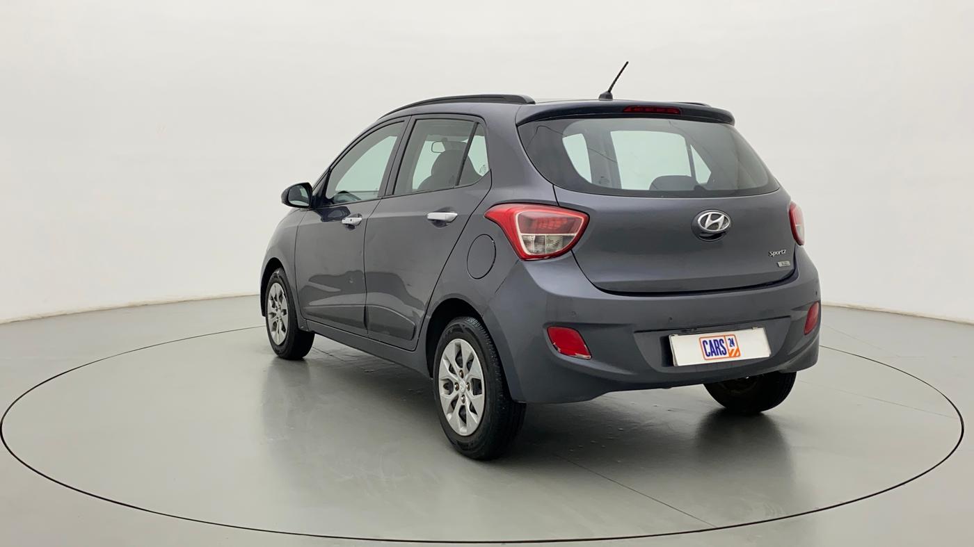 2013 Hyundai Grand i10 SPORTZ 1.2 KAPPA VTVT, Petrol, Manual, 57,812 km, Left Back Diagonal