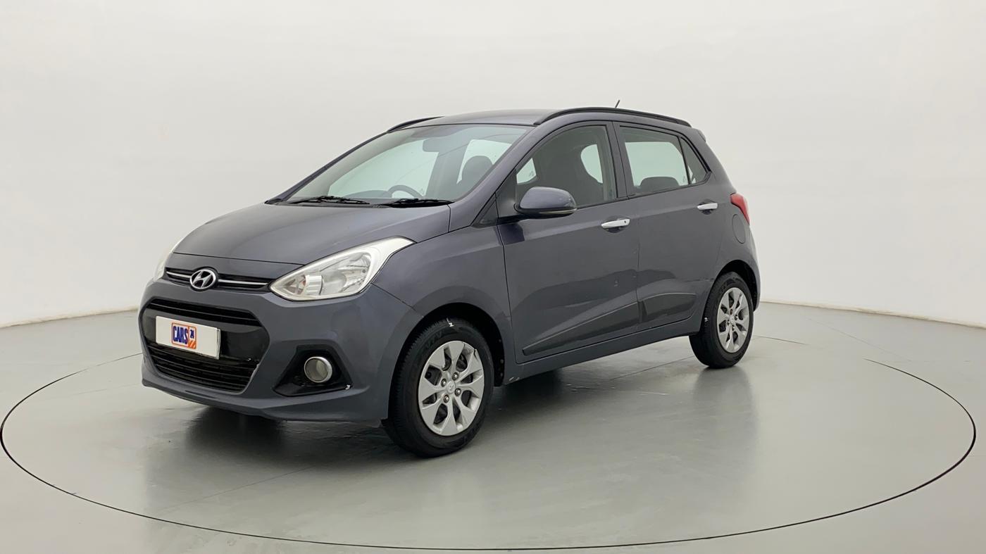2013 Hyundai Grand i10 SPORTZ 1.2 KAPPA VTVT, Petrol, Manual, 57,812 km, Left Front Diagonal