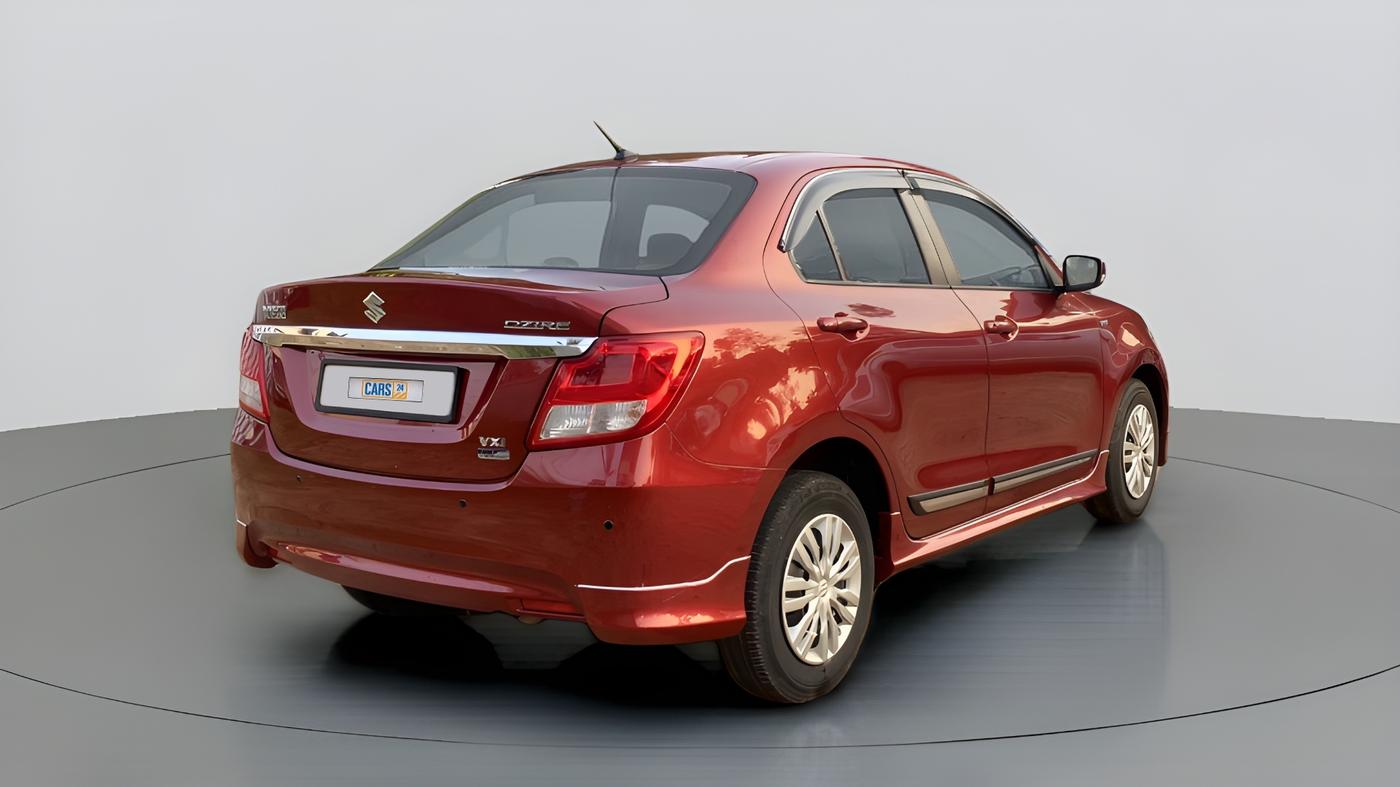 2017 Maruti Dzire VXI AMT, Petrol, Automatic, 54,951 km, Right Back Diagonal