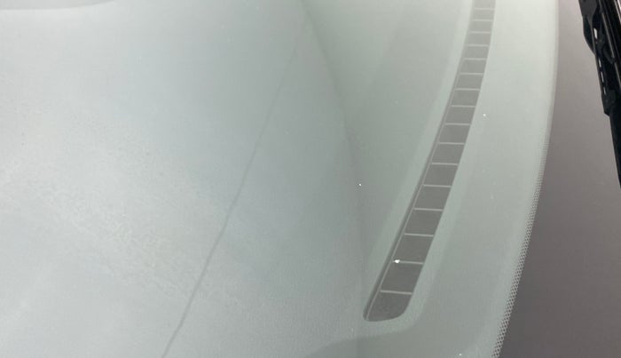 2020 Hyundai AURA SX 1.2 (O), Petrol, Manual, 9,197 km, Front windshield - Minor spot on windshield