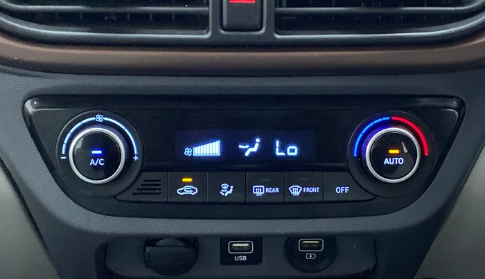 2020 Hyundai AURA SX 1.2 (O), Petrol, Manual, 9,197 km, Automatic Climate Control