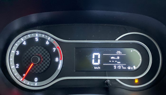 2020 Hyundai AURA SX 1.2 (O), Petrol, Manual, 9,197 km, Odometer Image