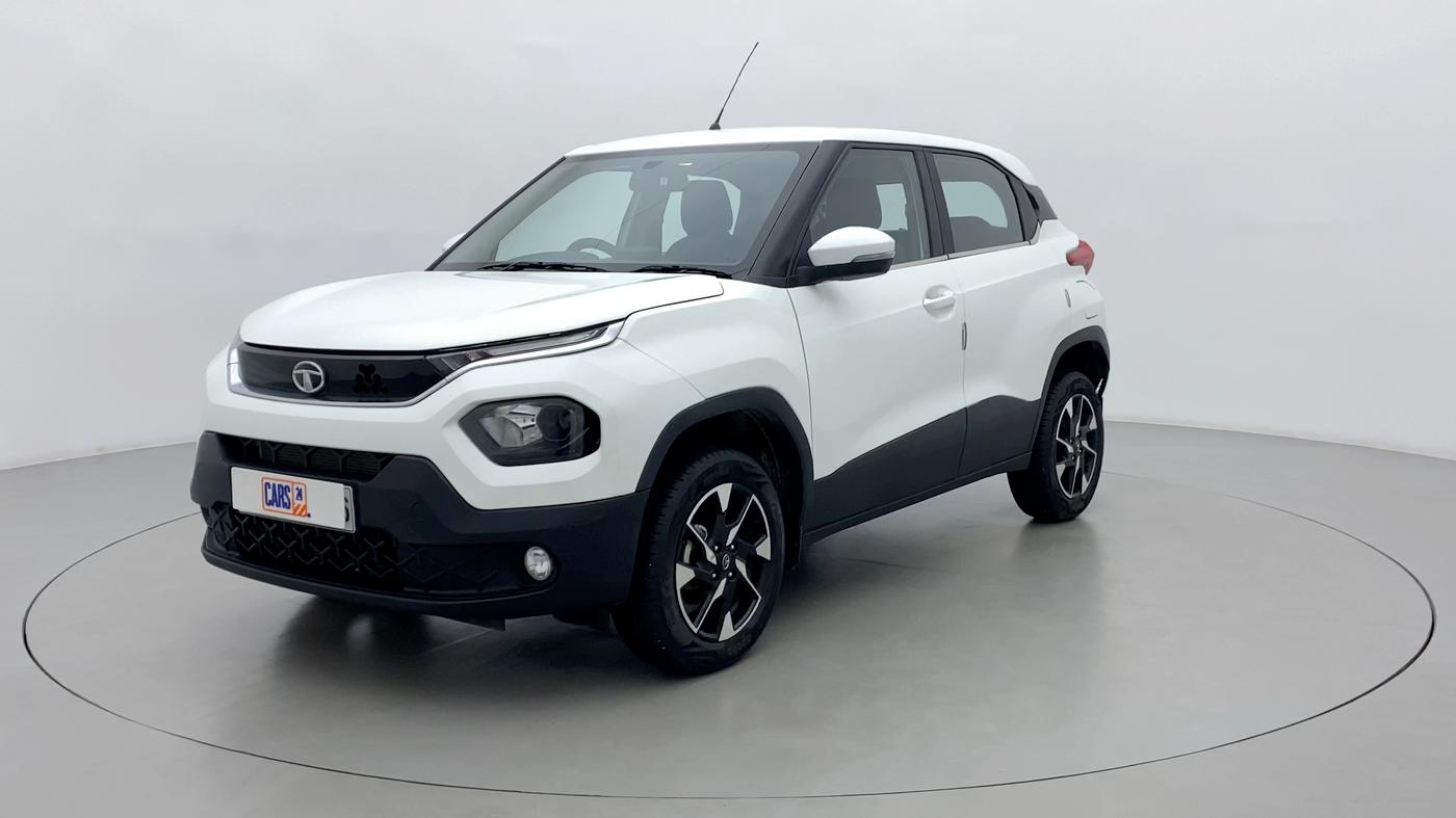 2022 Tata PUNCH ACCOMPLISHED DAZZLE PACK MT, Petrol, Manual, 3,348 km, Left Front Diagonal