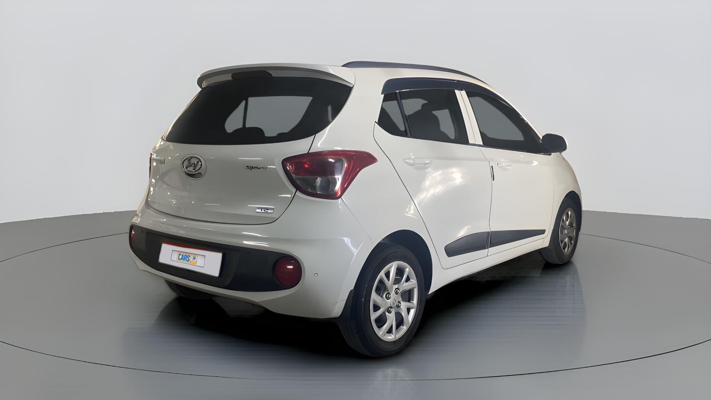 2019 Hyundai Grand i10 SPORTZ 1.2 KAPPA VTVT, Petrol, Manual, 36,982 km, Right Back Diagonal