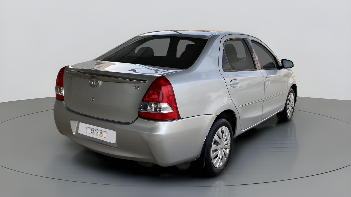 2013 Toyota Etios G, Petrol, Manual, 32,341 km, Right Back Diagonal