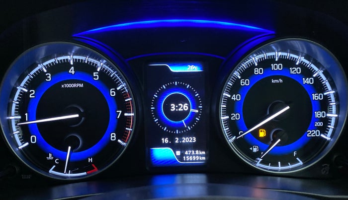 2021 Maruti Baleno ALPHA PETROL 1.2, Petrol, Manual, 15,699 km, Odometer Image