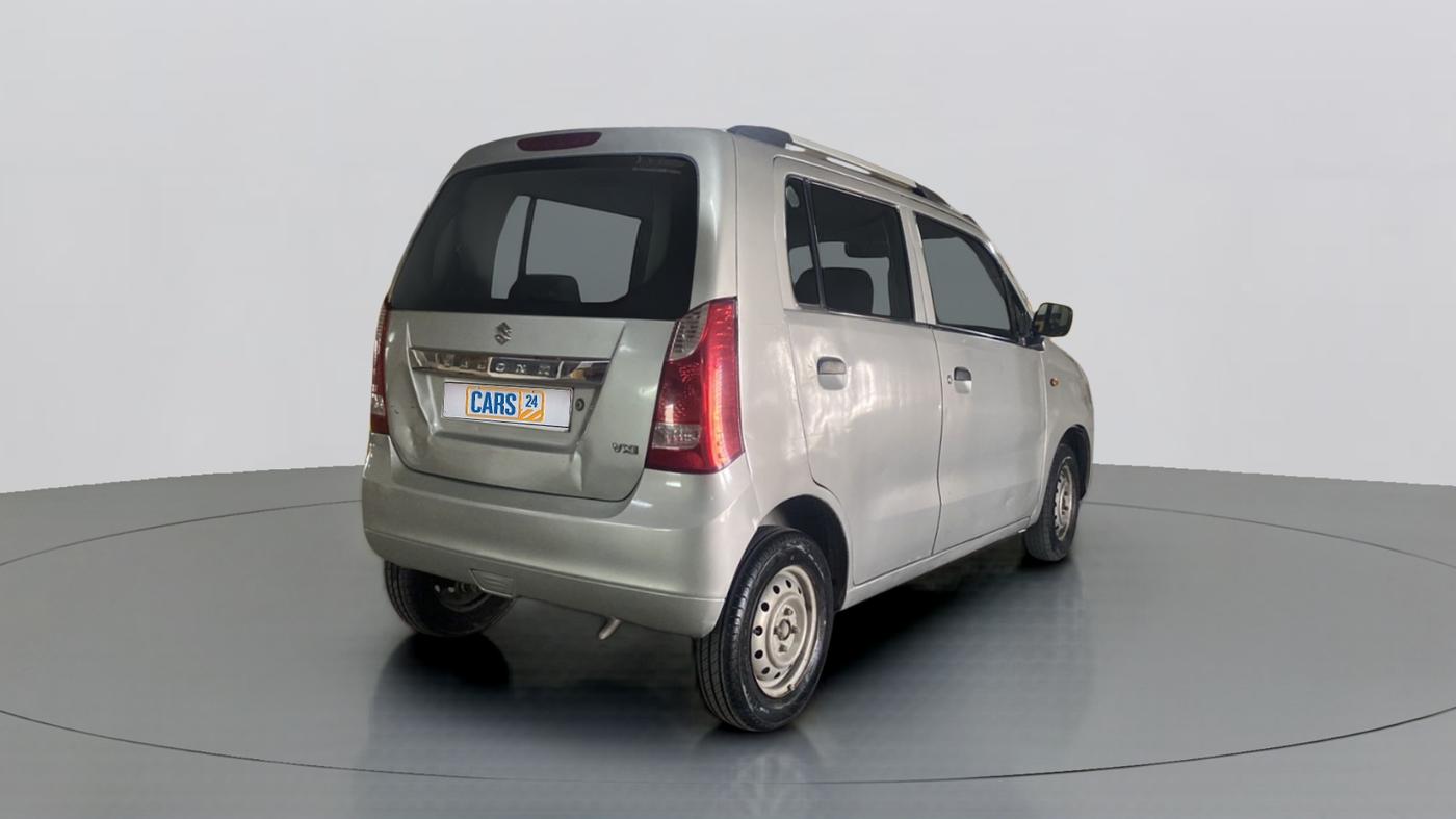 2012 Maruti Wagon R 1.0 LXI, Petrol, Manual, 93,622 km, Right Back Diagonal
