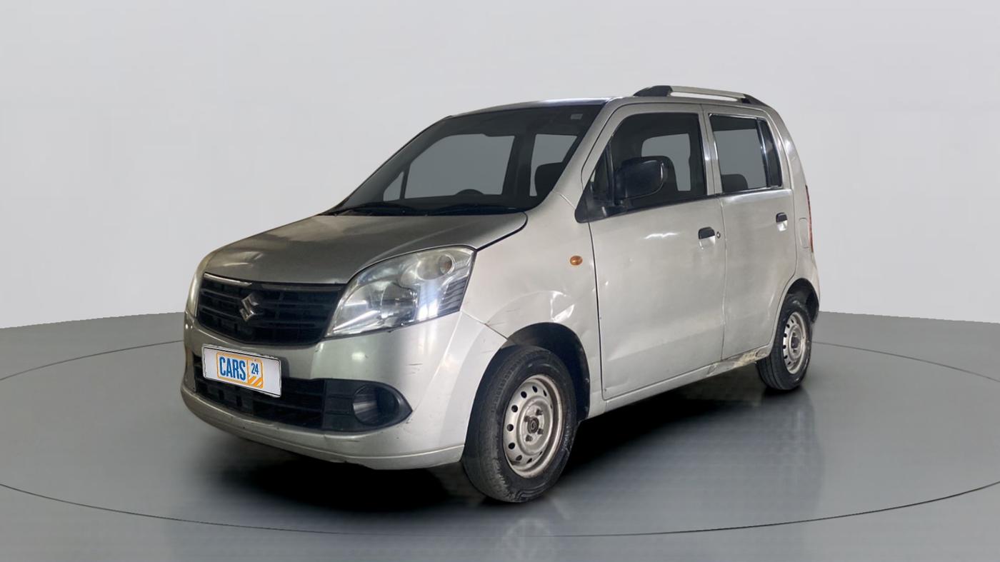 2012 Maruti Wagon R 1.0 LXI, Petrol, Manual, 93,622 km, Left Front Diagonal